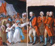 Mather brown lord cornwallis receiving the sons of ipu as hostages Mather Brown